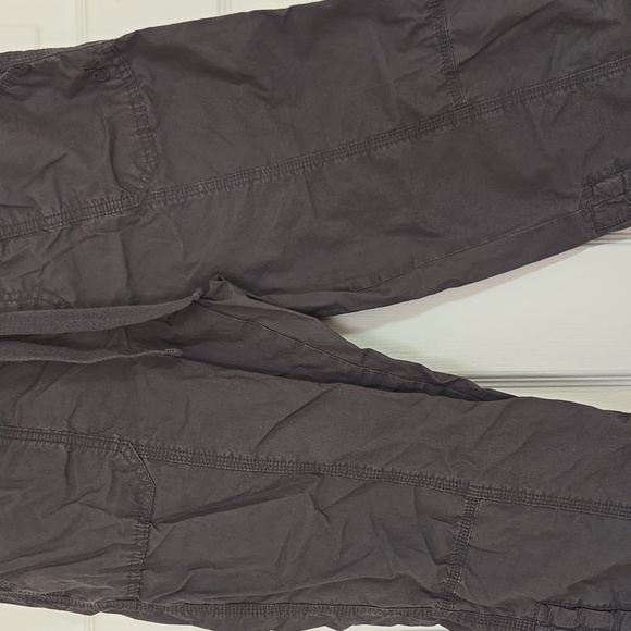 🤍 Calvin Klein Performance Poplin Capri Cargo Pants Women’s XS 100% Cotton - Picture 16 of 17